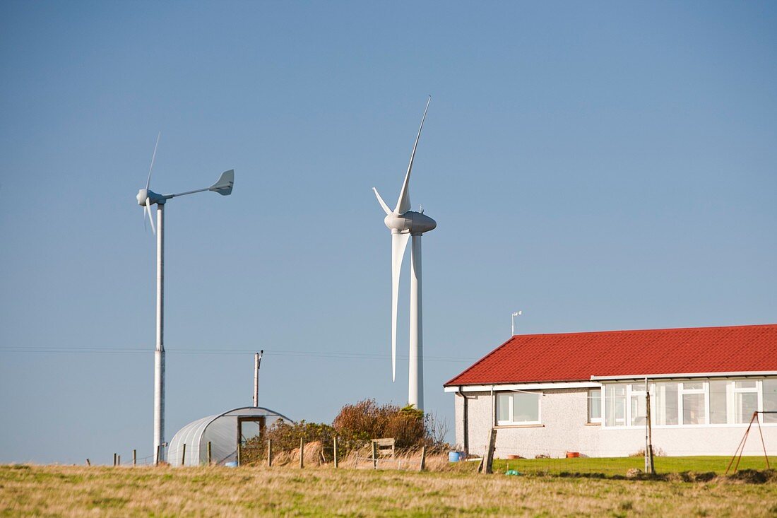 Wind power,Orkney,UK