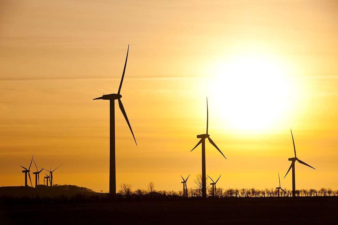 Wind farm,Cumbria,UK