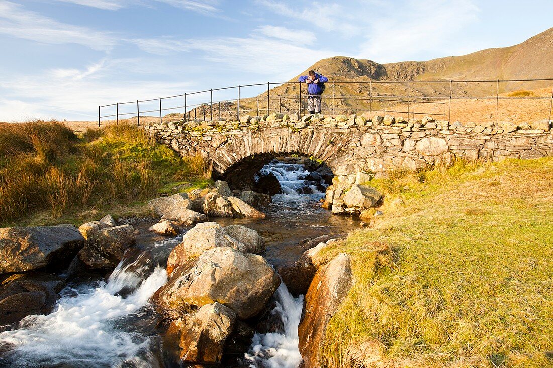 Bridge on the Walna Scar track,UK