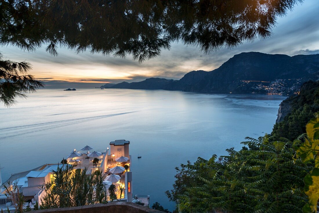 Hotel Casa Angelina, Blick über die Küste, Amalfiküste, Italien