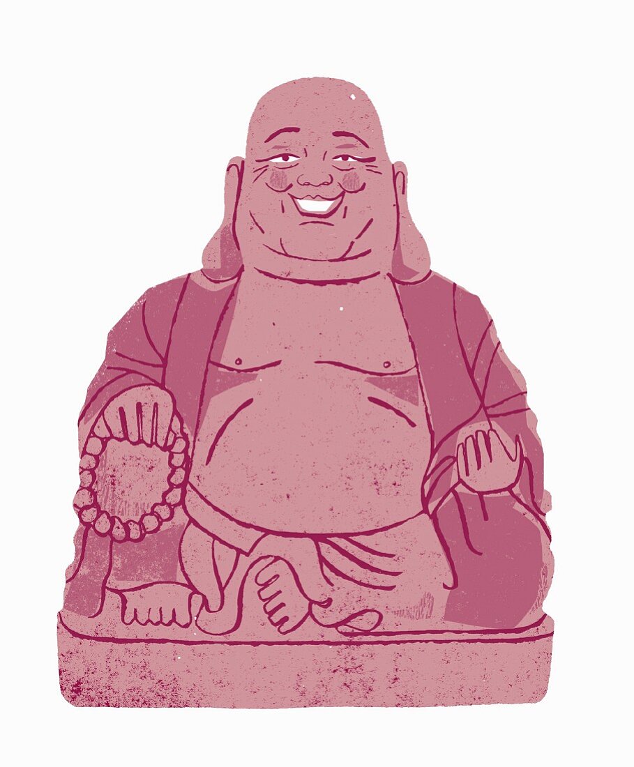 A Buddha figure (illustration)