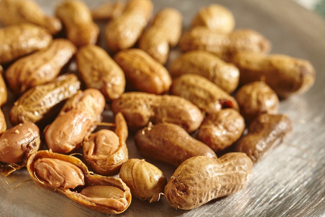 Gekochte Erdnüsse (Knabbersnack, USA)