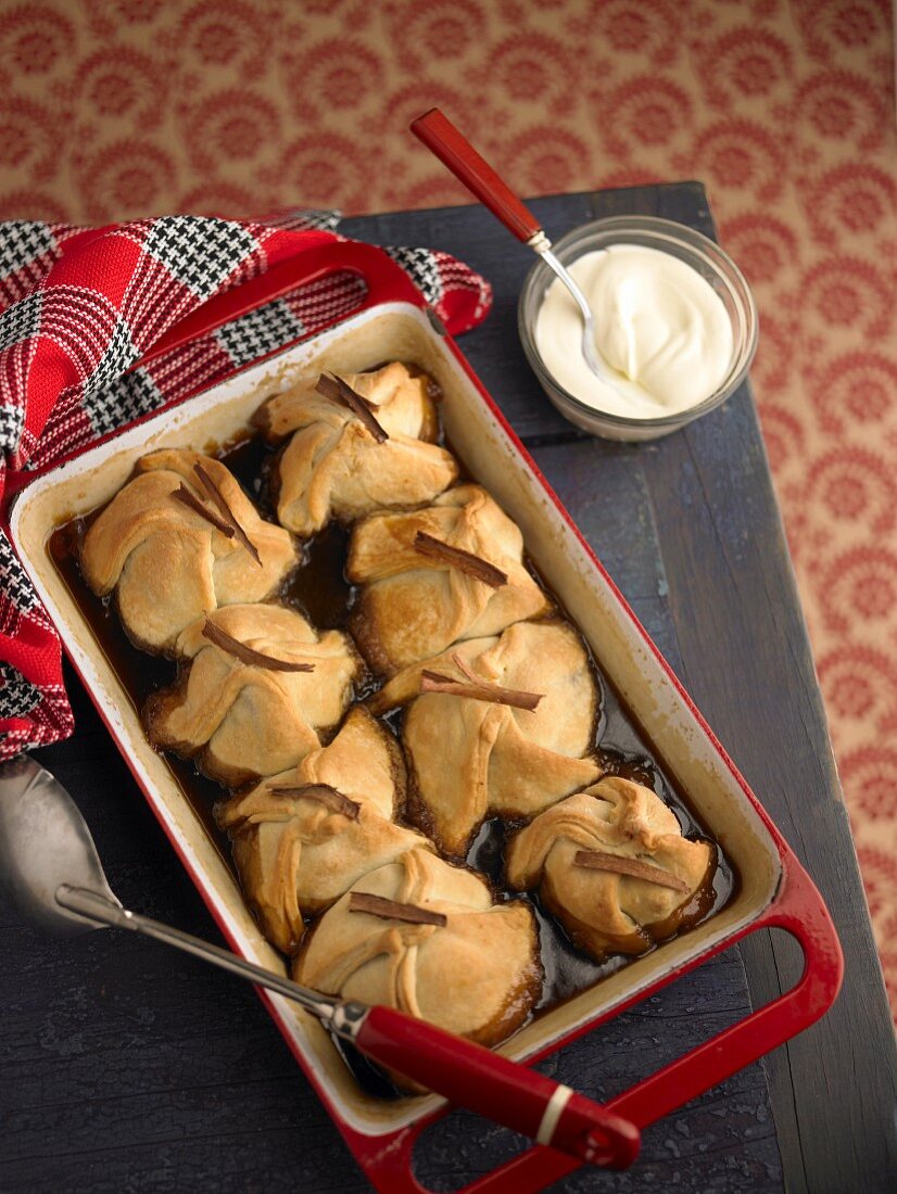 Apple and Cinnamon Dumplings