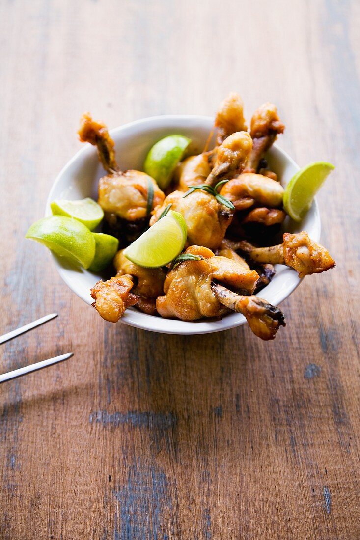 Nong Big Gai Opp (oven-baked chicken legs with rosemary)