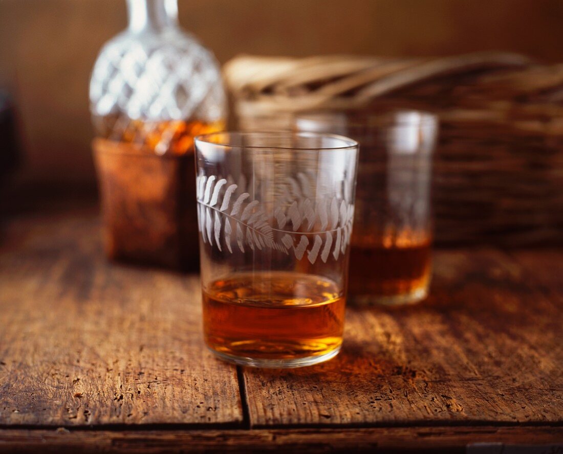 Whisky in Gläsern