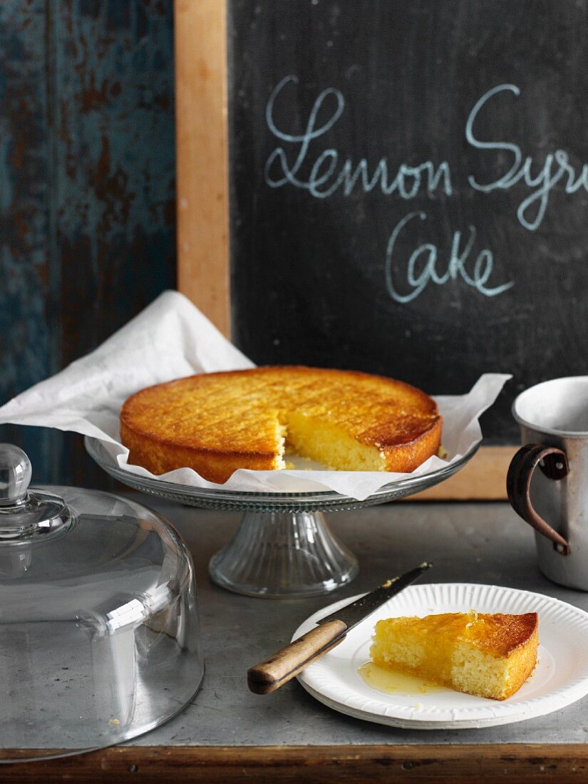 Lemon Syrup Cake