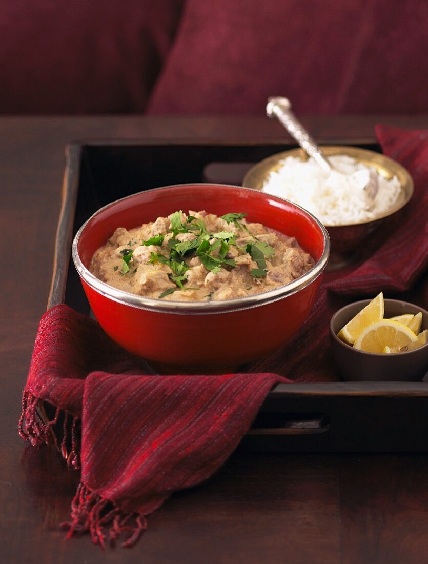 Indisches Lamm-Cashew-Curry