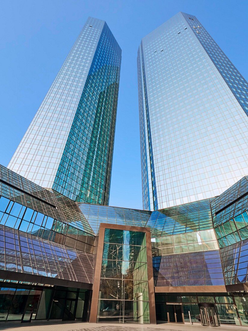 Deutsche Bank towers, Frankfurt am Main, Germany