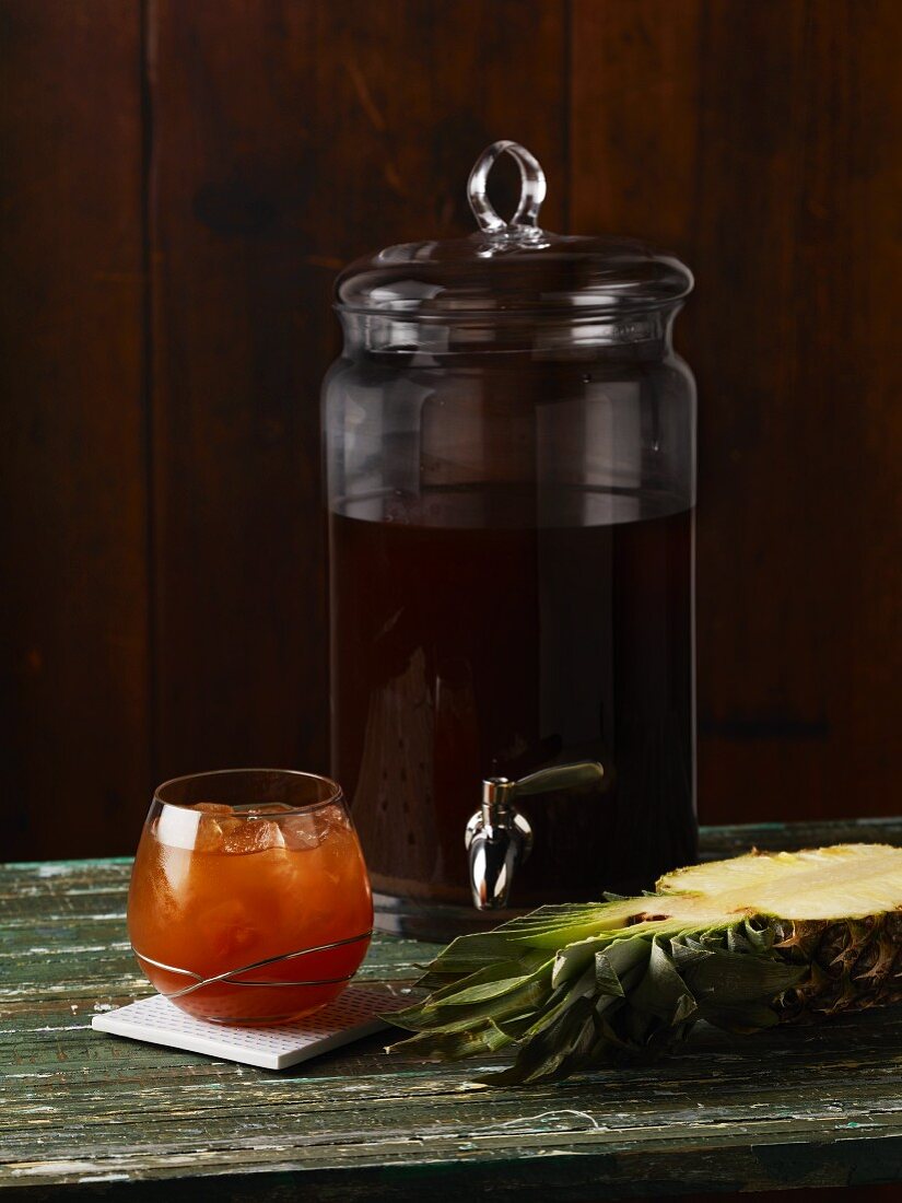 Tepache (fermented pineapple drink, Mexico)