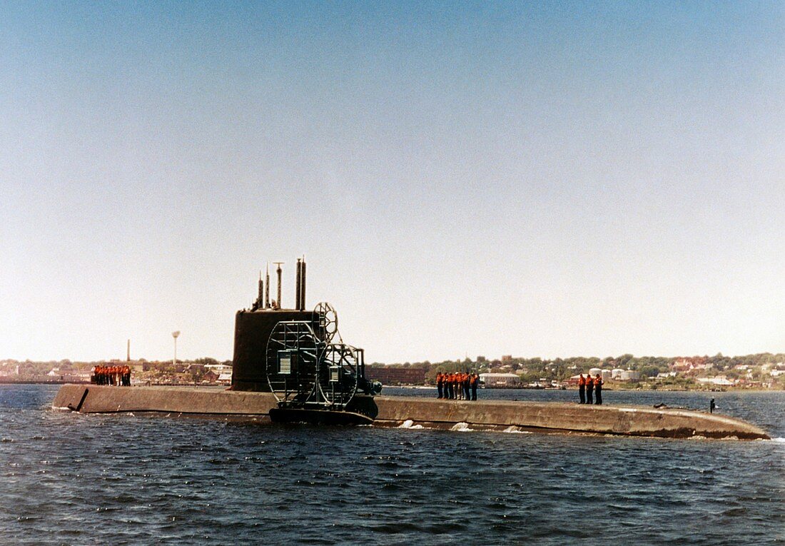 USS Nautilus submarine,1977