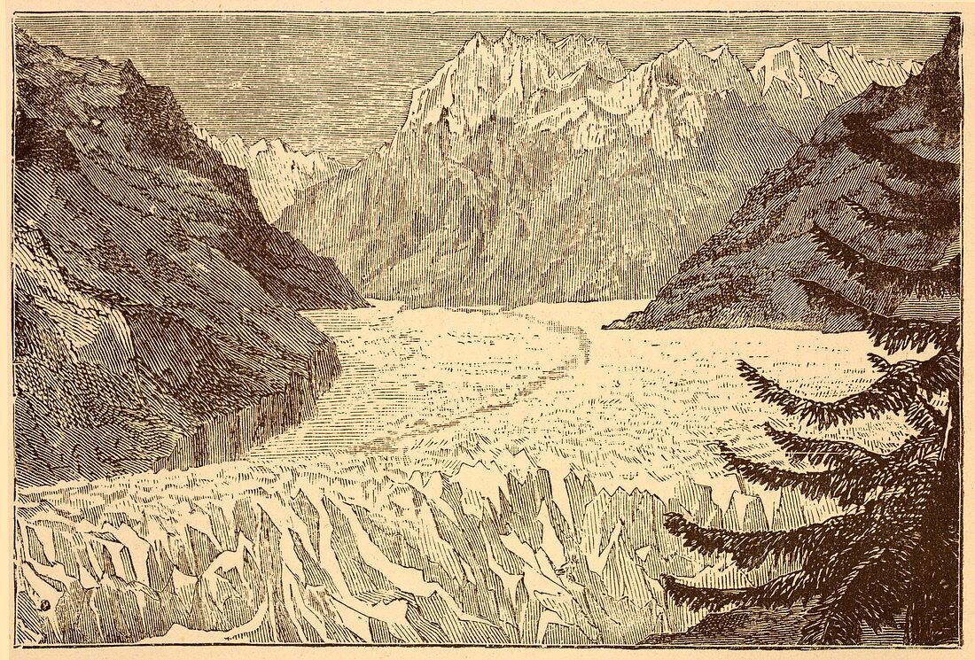 Glacier illustration