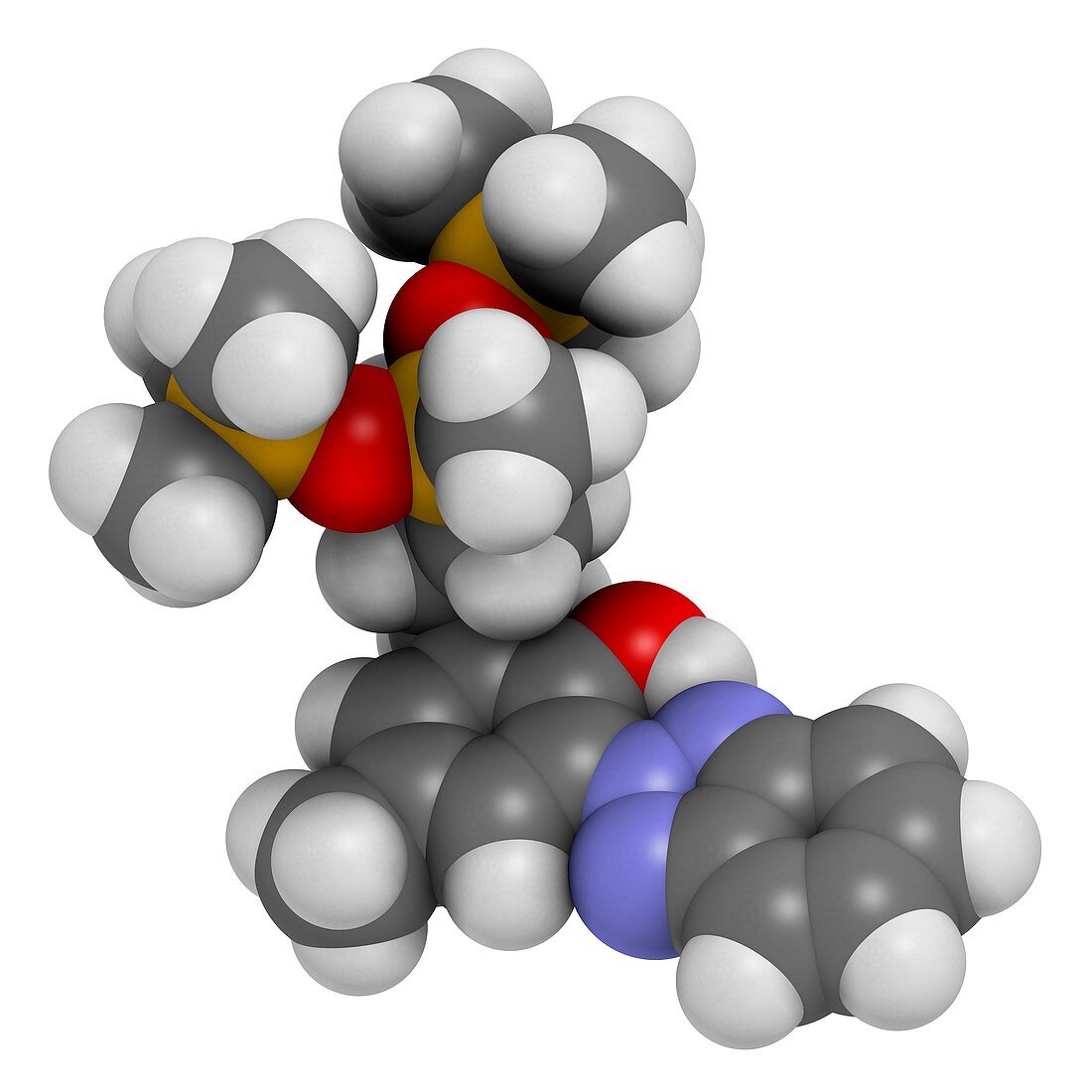 Drometrizole trisiloxane molecule