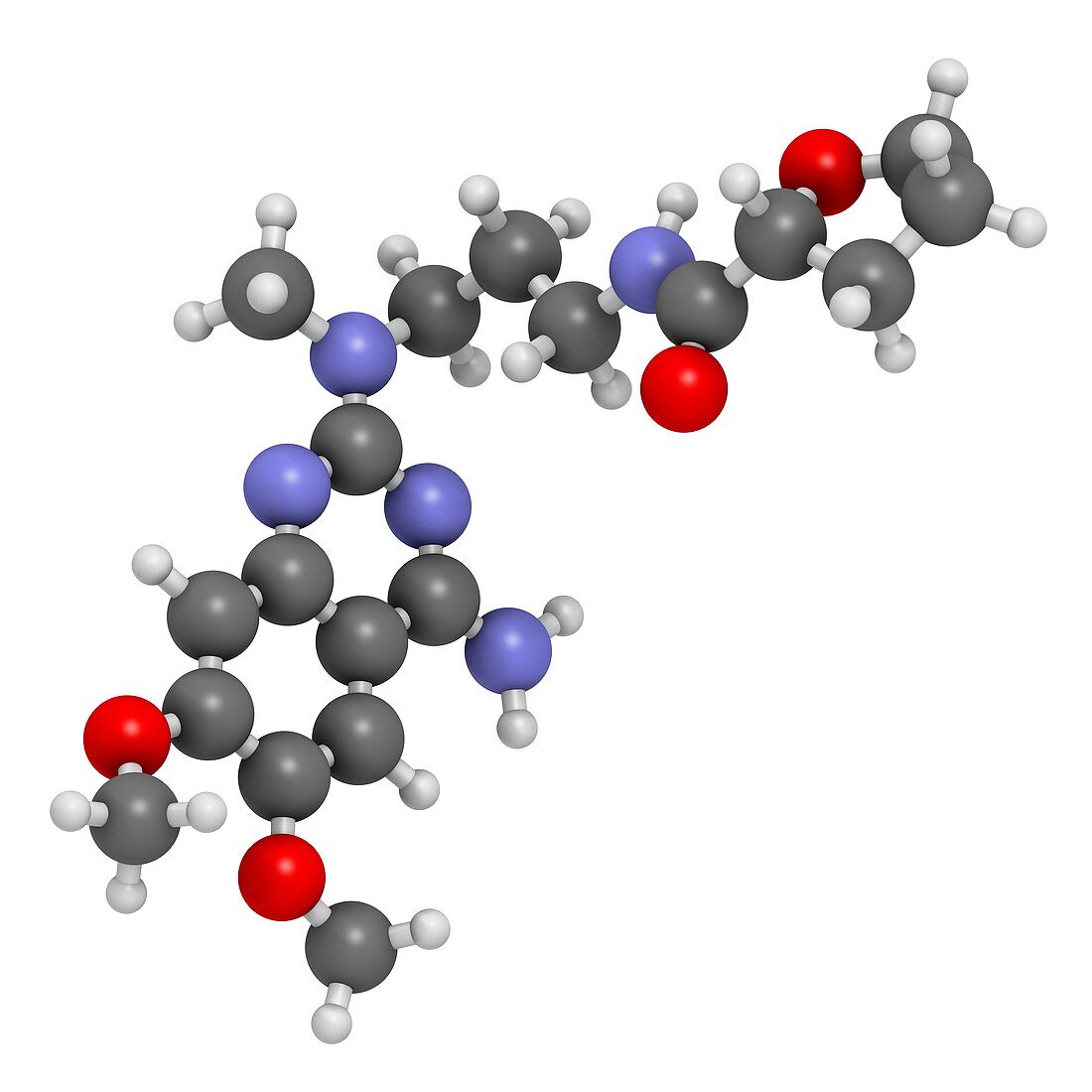 Alfuzosin BPH drug molecule