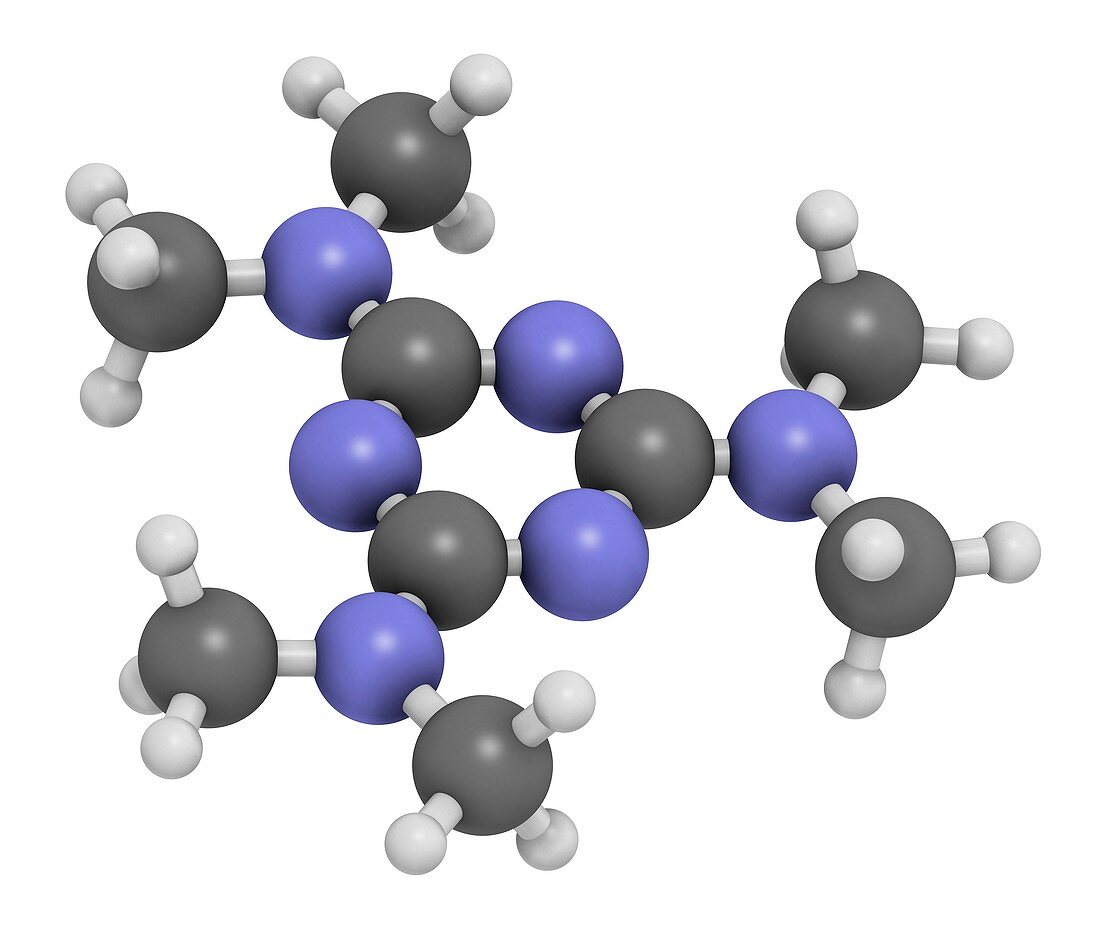 Altretamine cancer drug molecule
