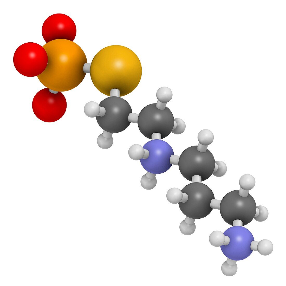Amifostine cancer drug molecule