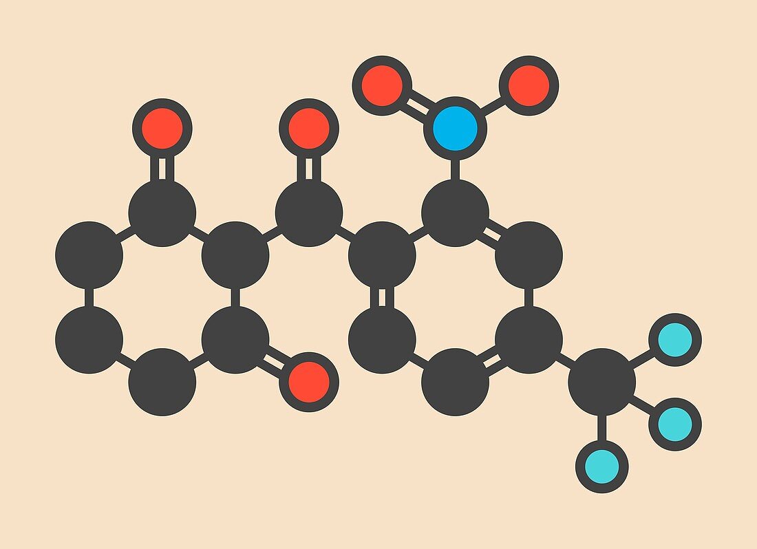 Nitisonone drug molecule