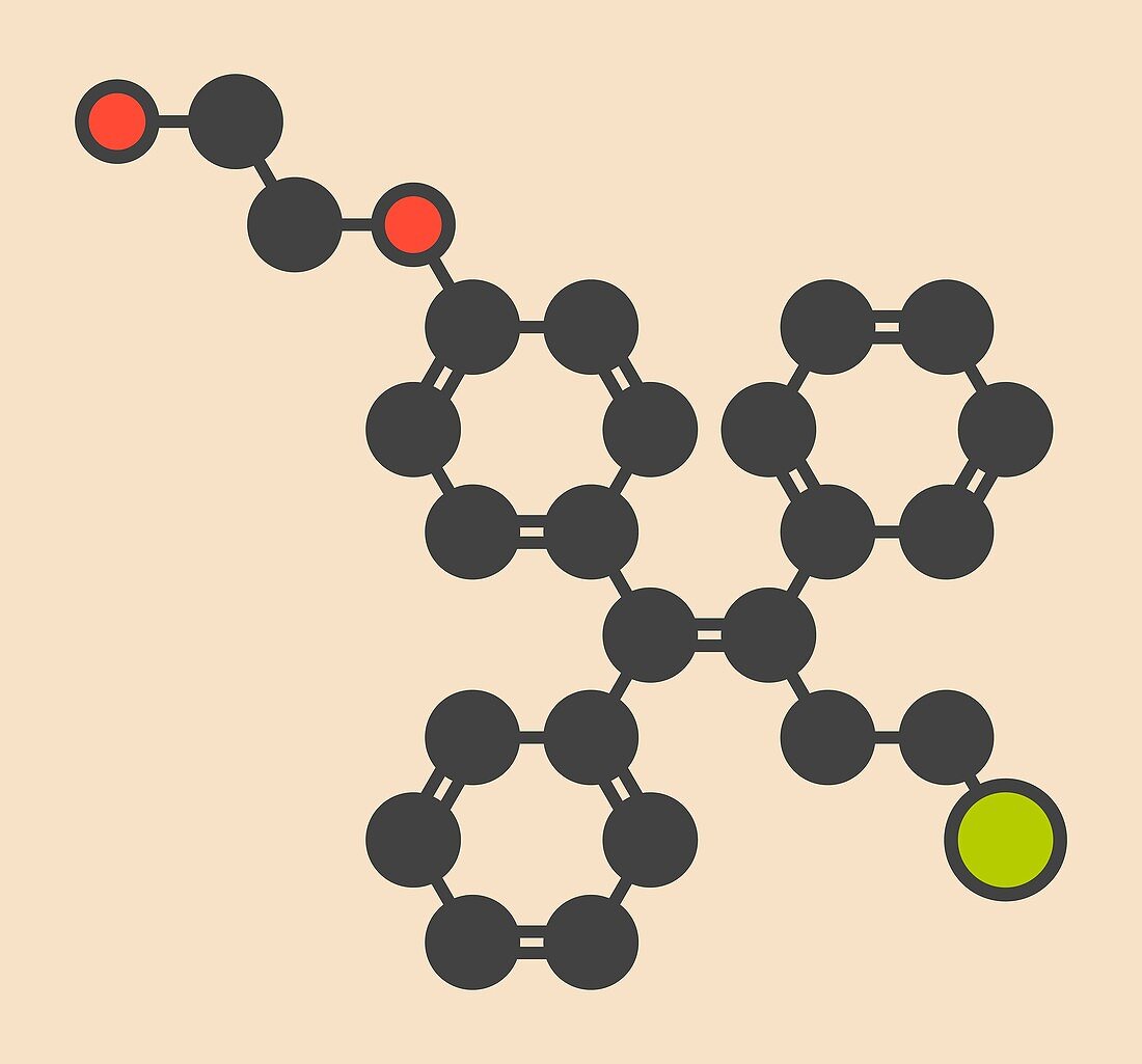 Ospemifene dyspareunia drug molecule