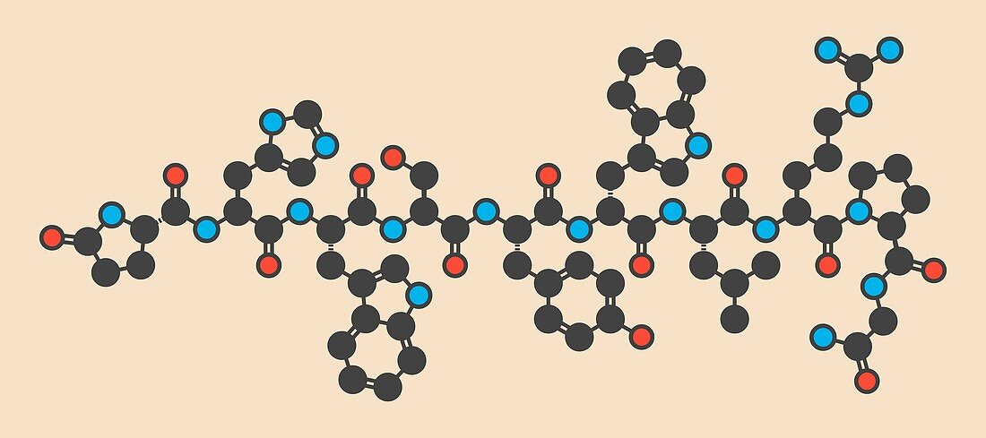 Triptorelin drug molecule