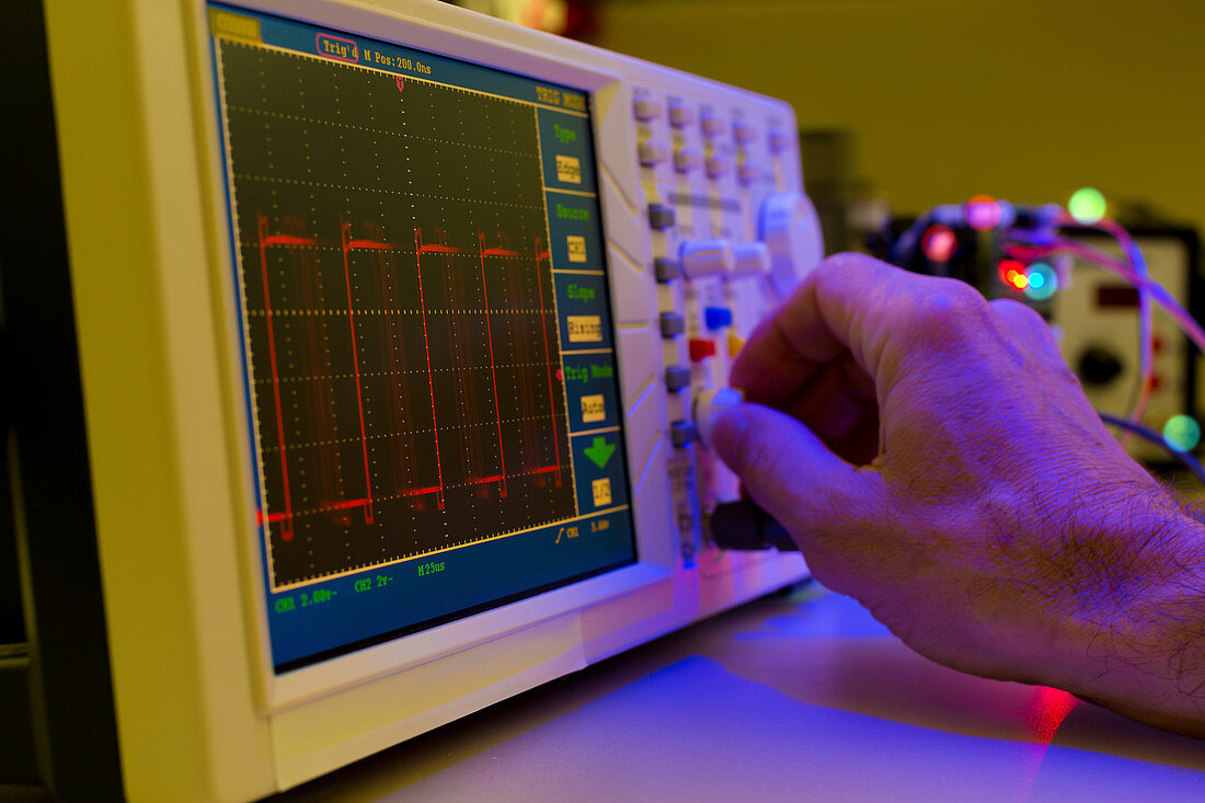 Control panel in lab