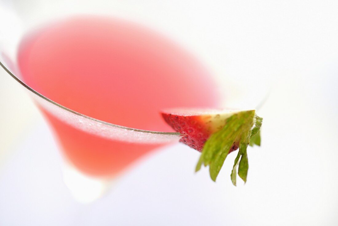 Cocktail Strawberry Melody mit Erdbeere