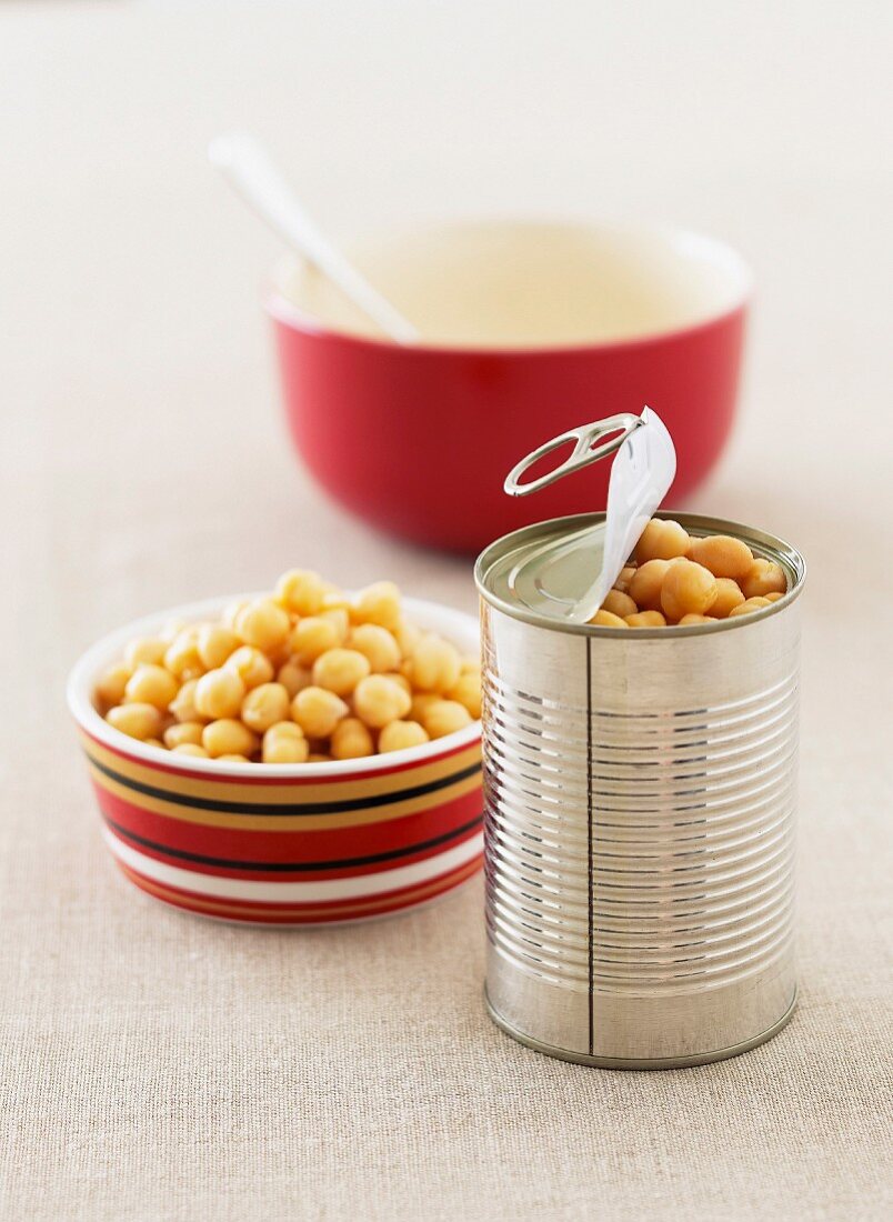 Chickpeas in a Can