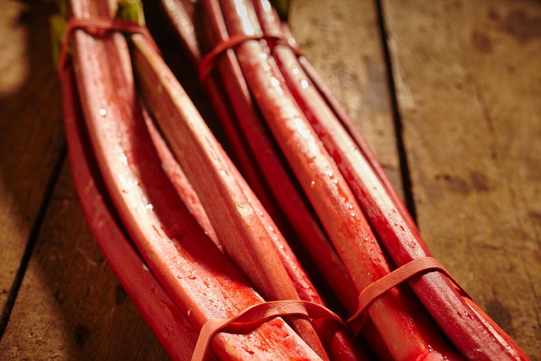Two bunches of rhubarb (detail)