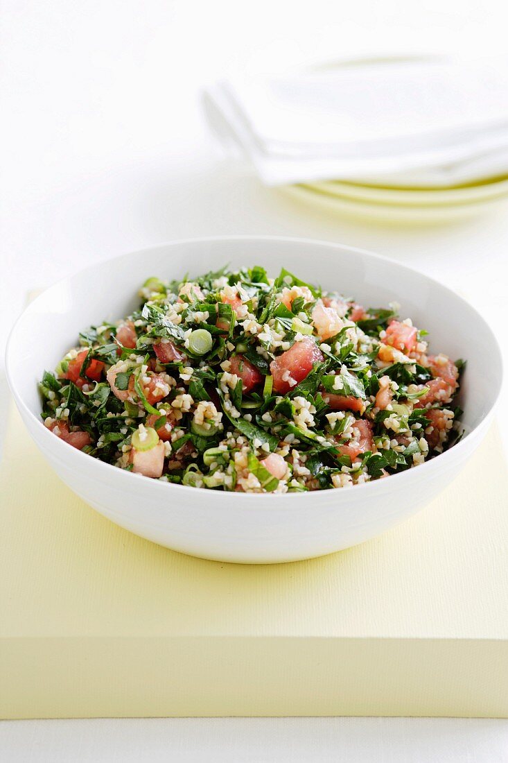 Super-healthy Tabouli with herbs