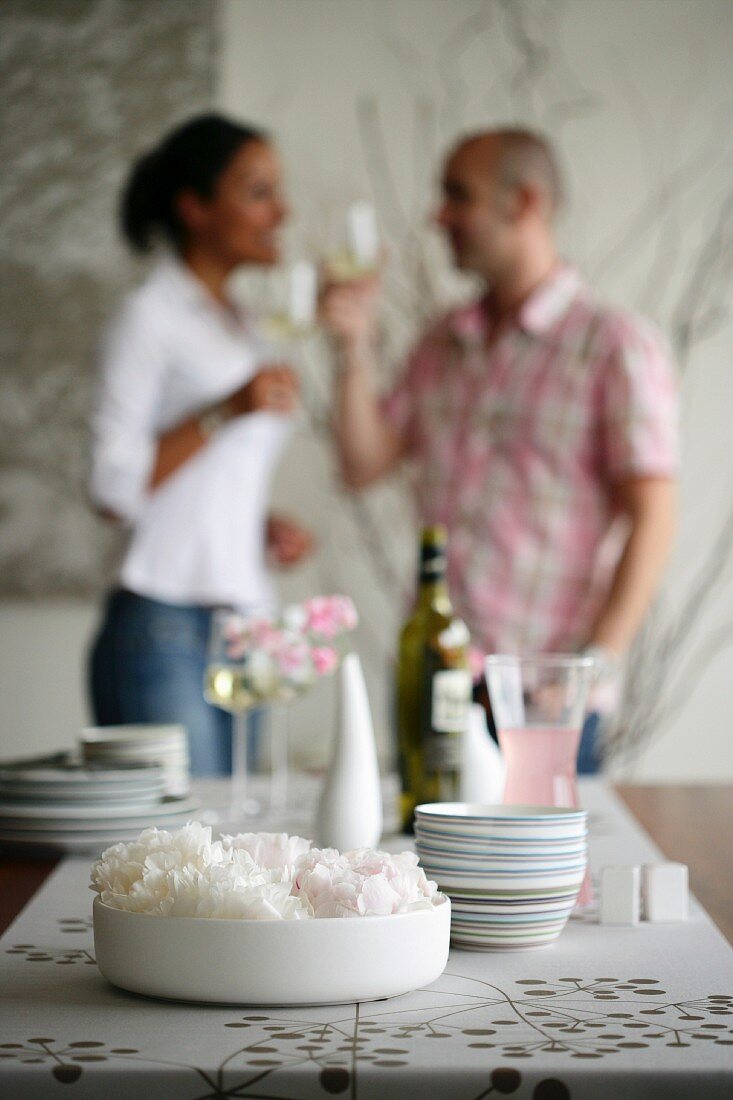 Couple shortly before Dinner