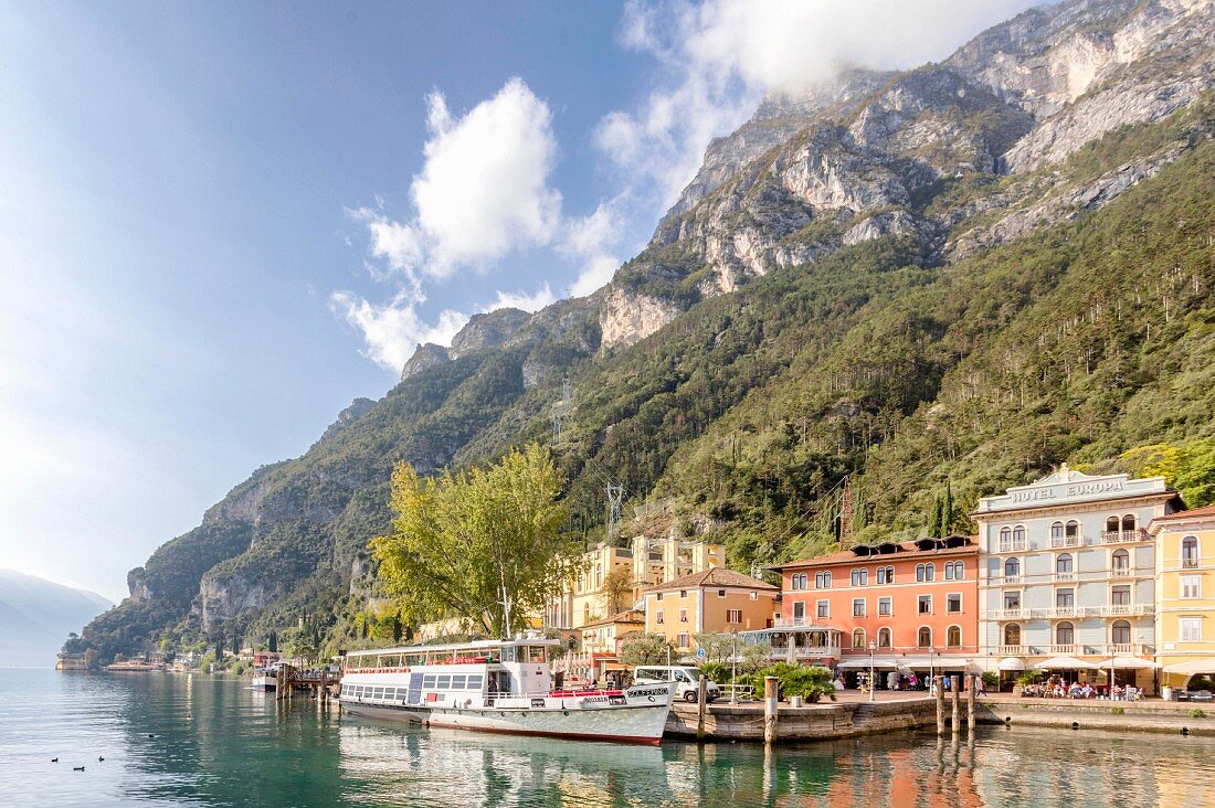 Ferries on Lake Garda, Italy
