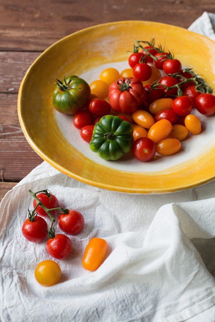 Tomaten in verschiedenen Farben