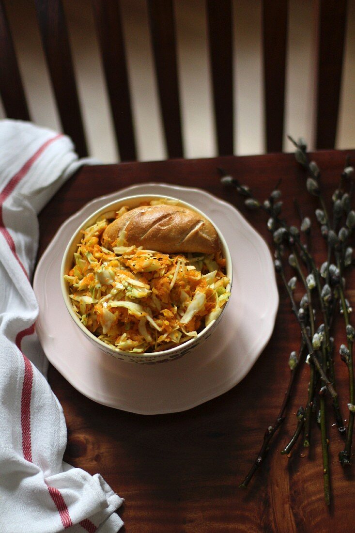 Coleslaw with carrots