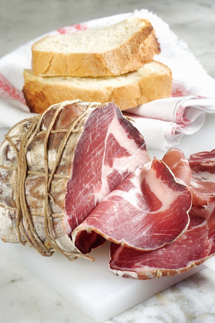 Coppa di Parma (traditional Parma ham, Italy)