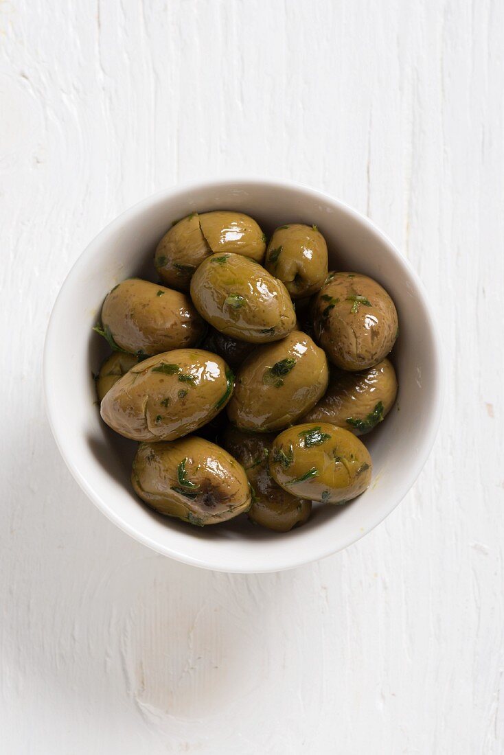 Paterno olives with parsley