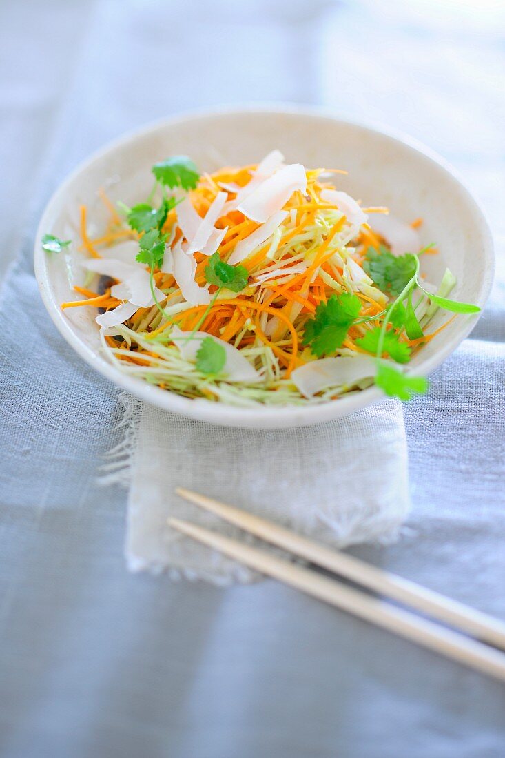 Coleslaw mit Koriandergrün