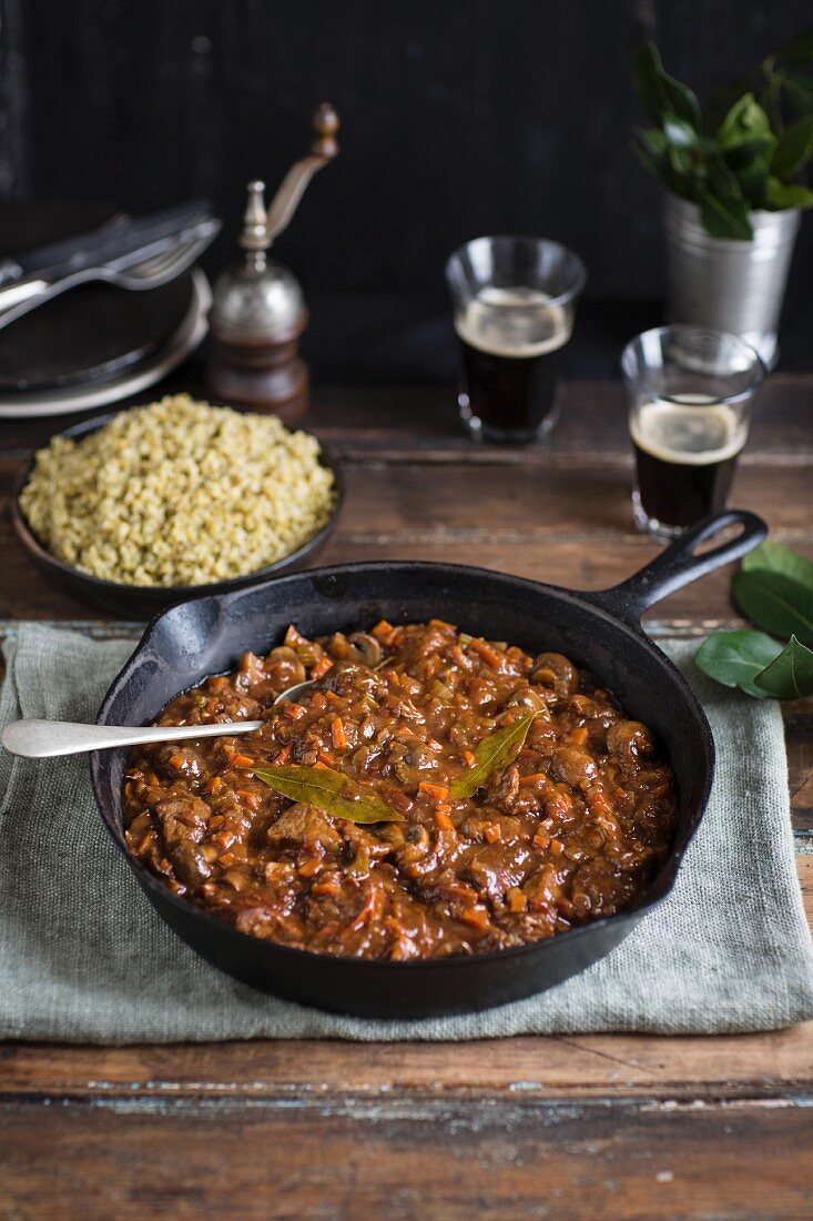 Beef Stout Stew (Rindereintopf mit Stout-Bier)