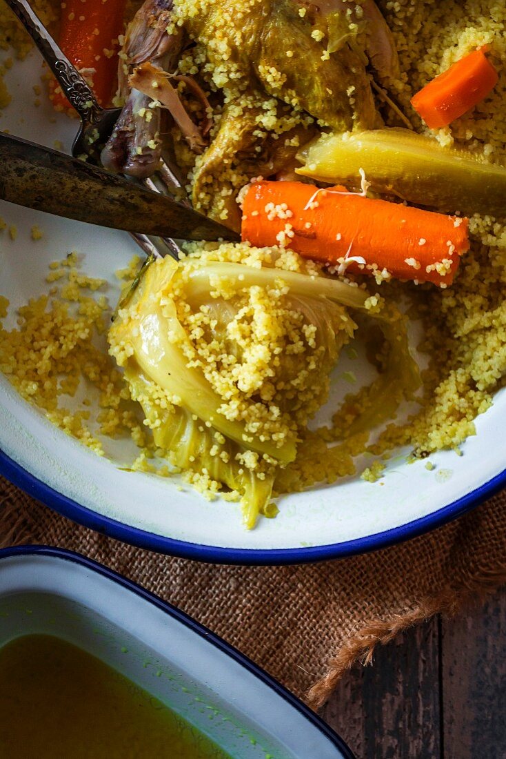 Couscous mit Gemüse (Marokko)