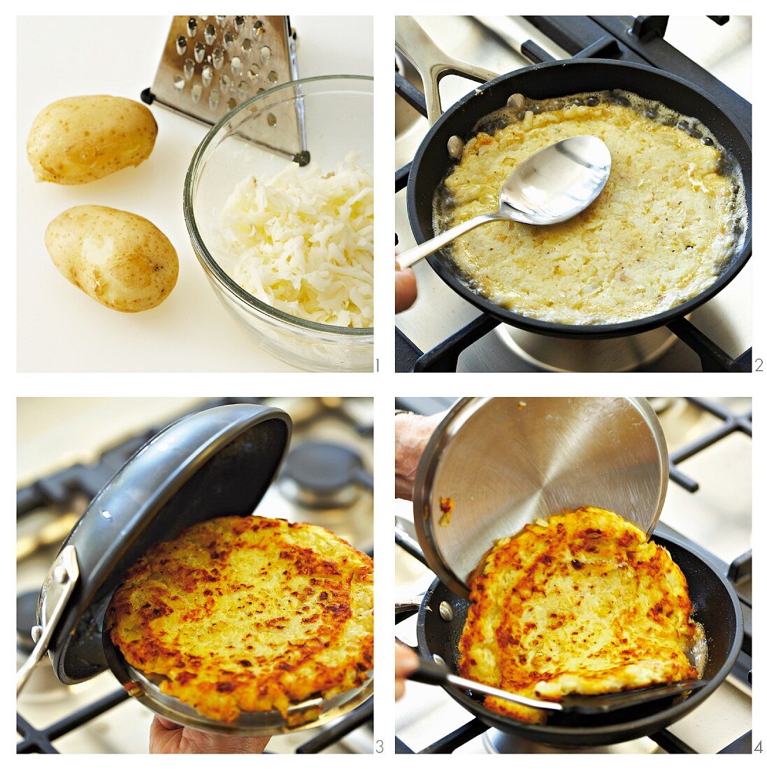 Making potato rösti