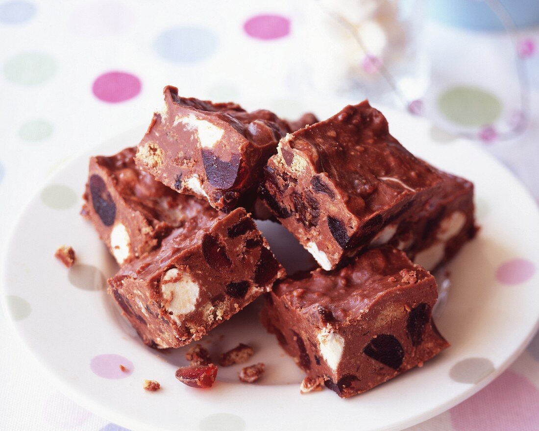 Brownies mit Trockenfrüchten und Nüssen