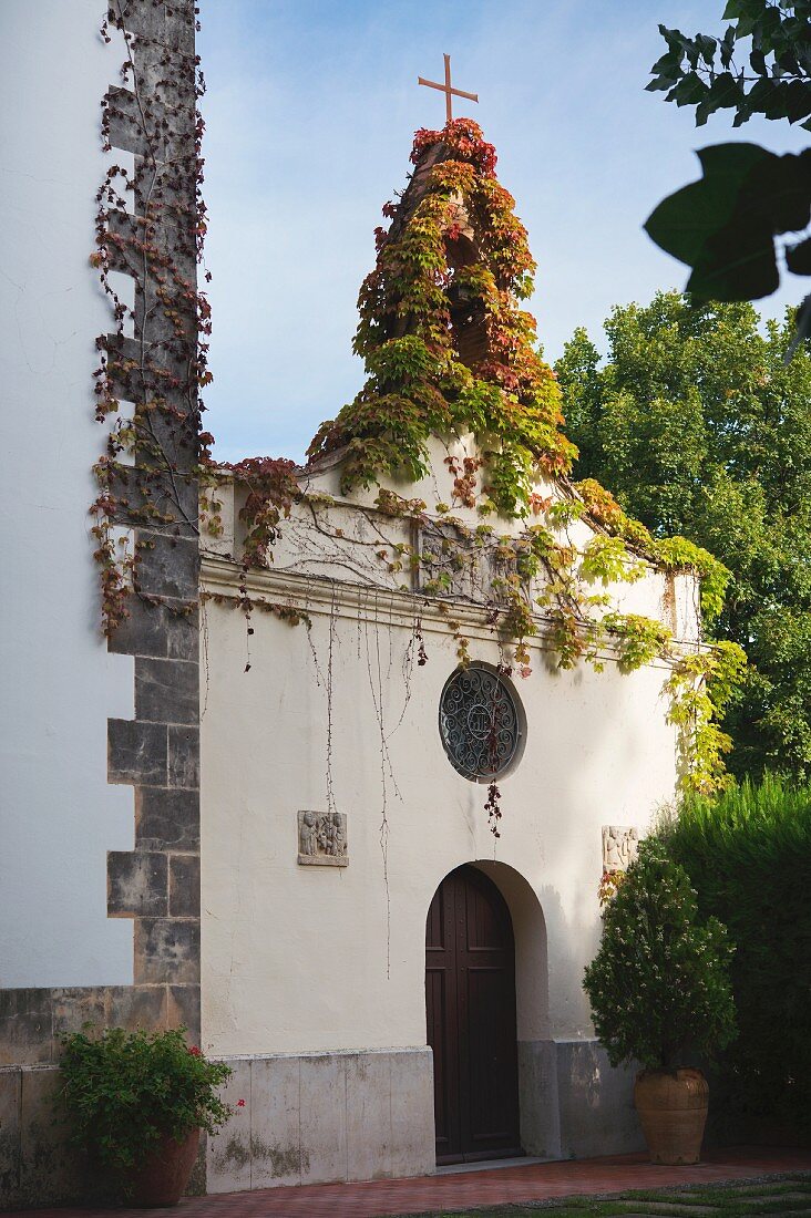 The chapel at the Sumarroca winery in El Penedes, Spain