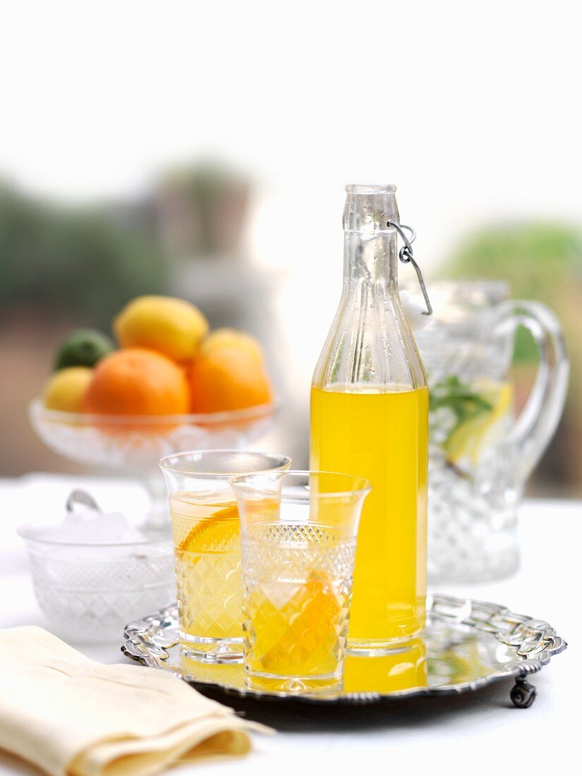 Orange & lemon cordial