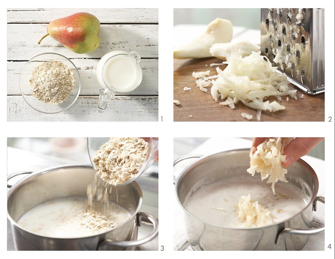 How to prepare pear porridge
