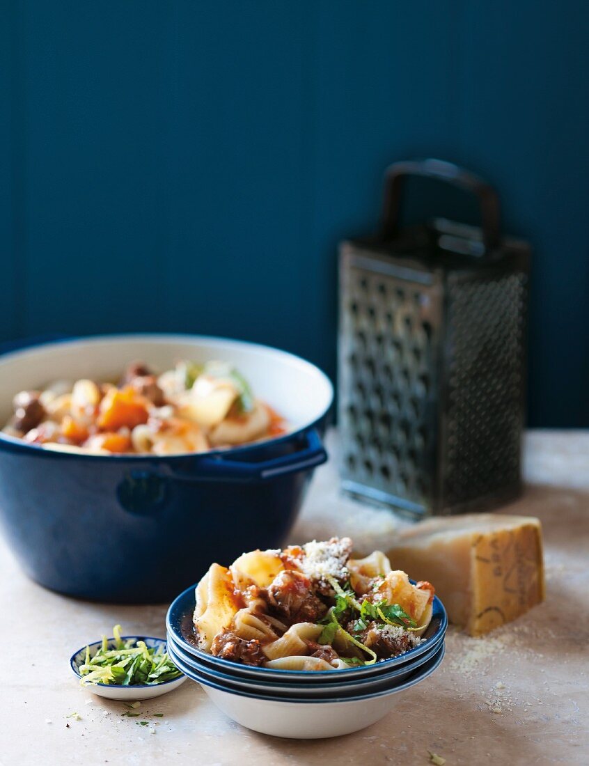 Pasta with Osso Bucco