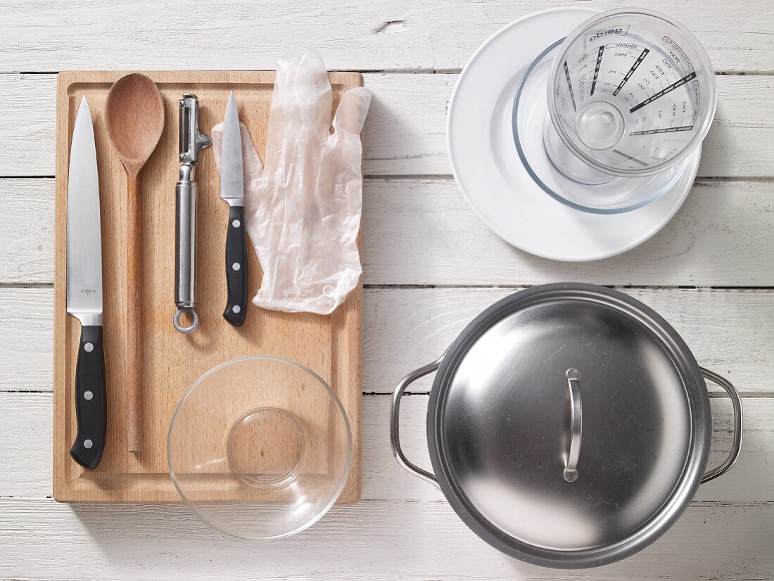 Kitchen utensils for preparing rice