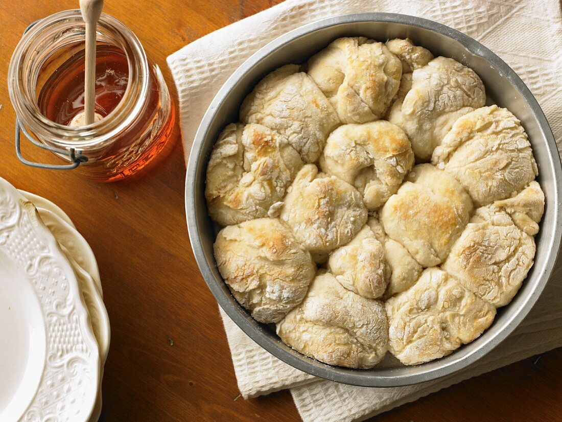 Sauerteig-Biscuits mit Honig