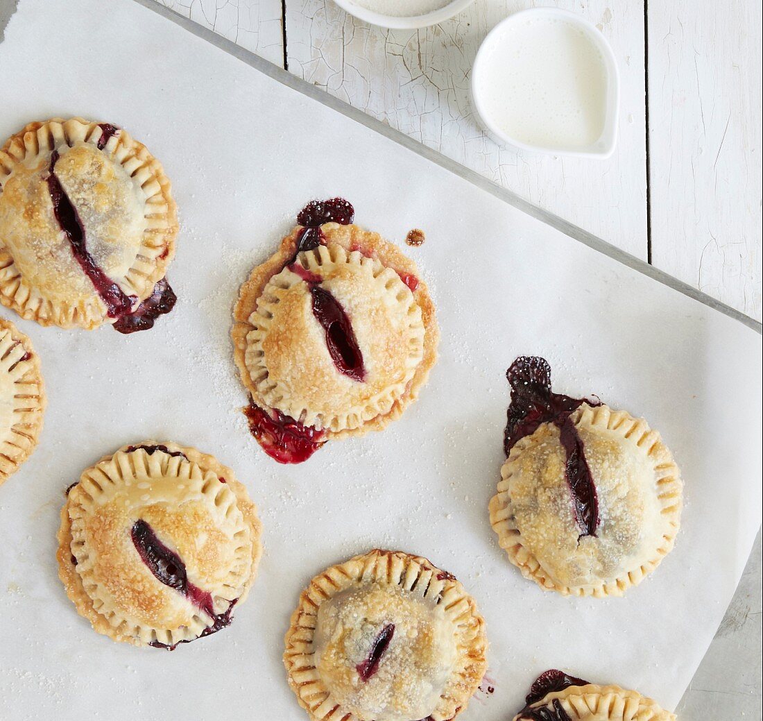 Hand pies with a berry filling