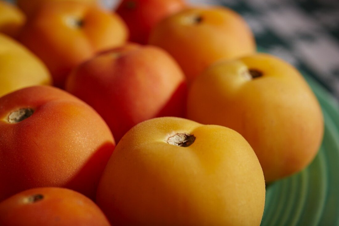Several Garden Peach Tomatoes