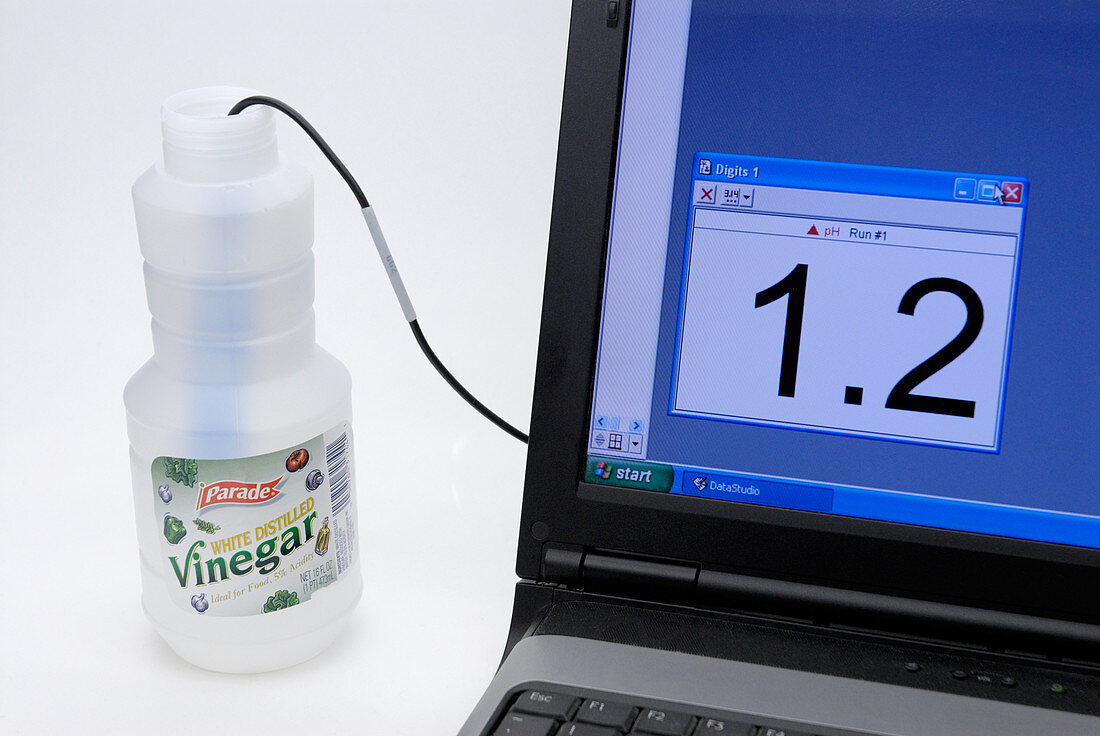 Measurement of pH of vinegar