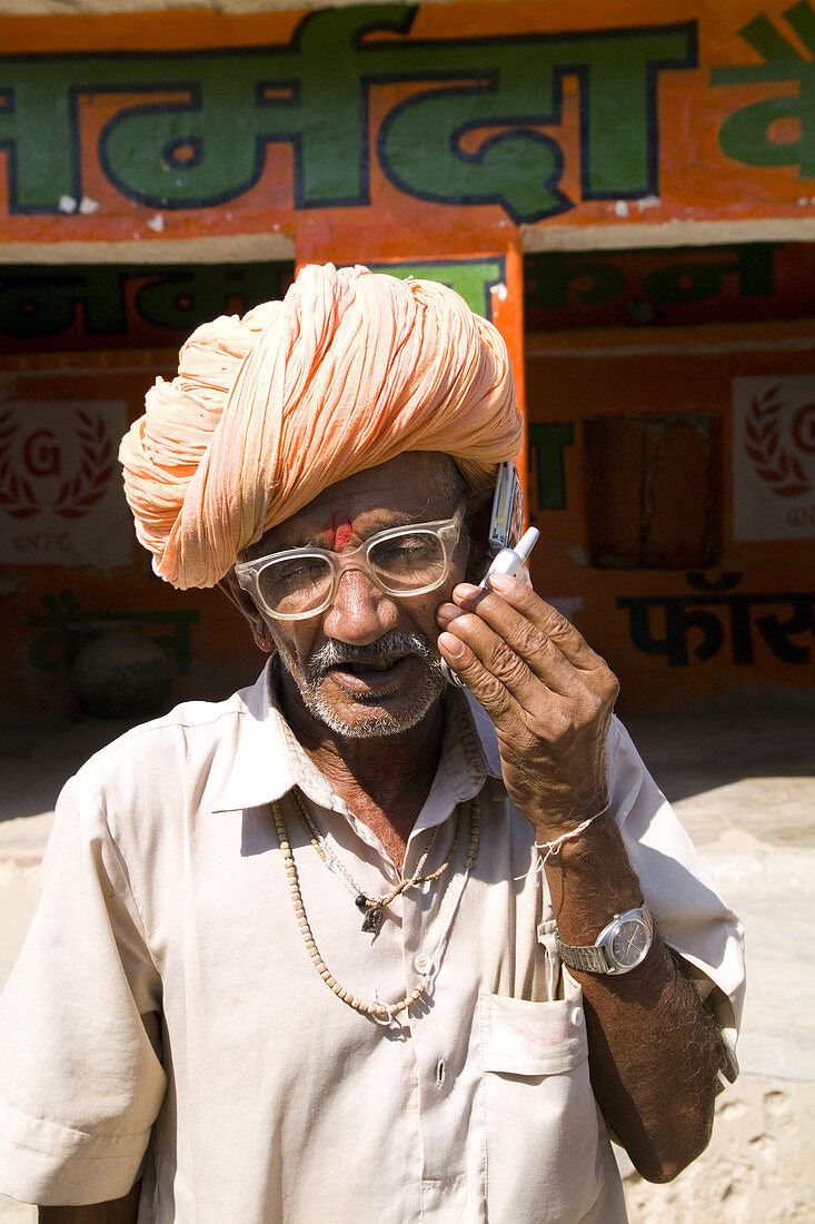Portrait of a Hindu Man