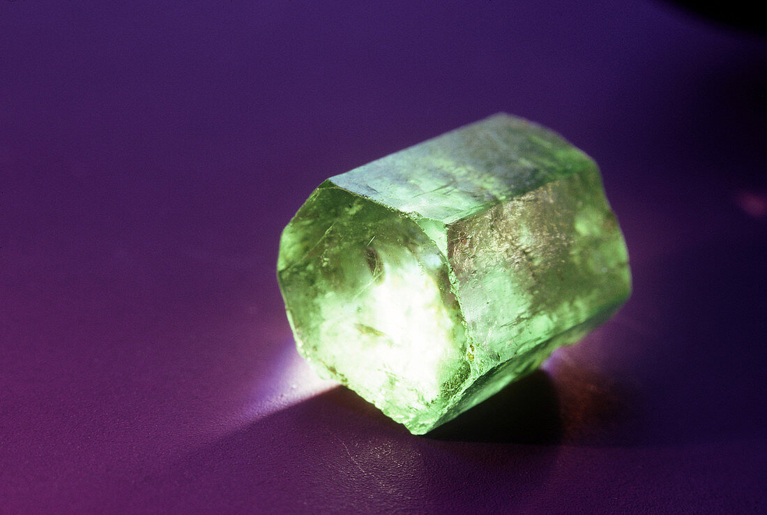 'Beryl,variety emerald,from Colombia'