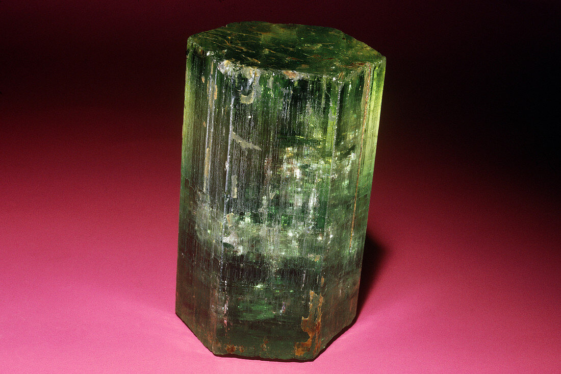 'Green beryl from Mursink,Russia'